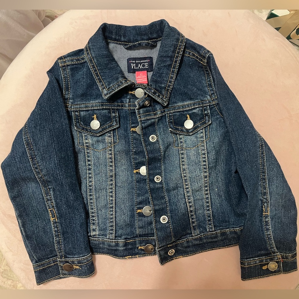 Children’s Place dark denim jacket 3T